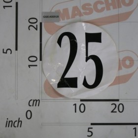 LABEL SPEED LIMIT 25KM/H