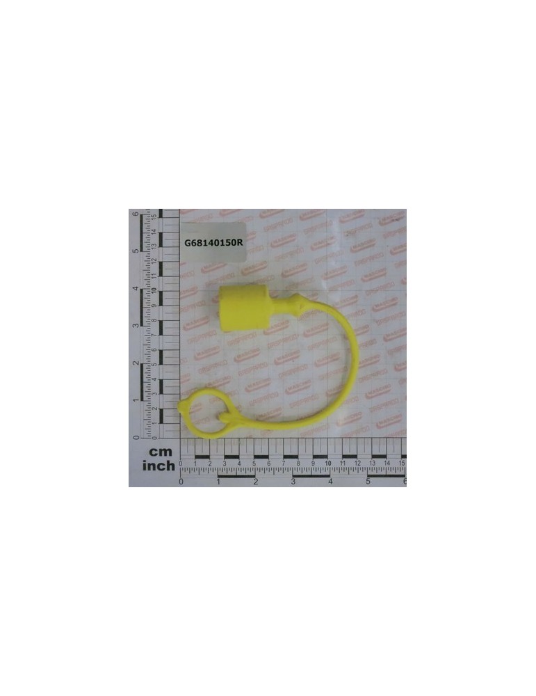 CLUTCH CAP 1/2 YELLOW