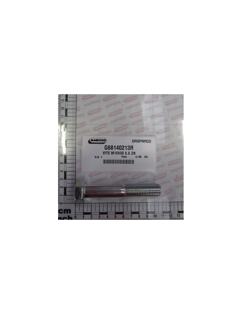 SCREW M16X90 8.8 ZN