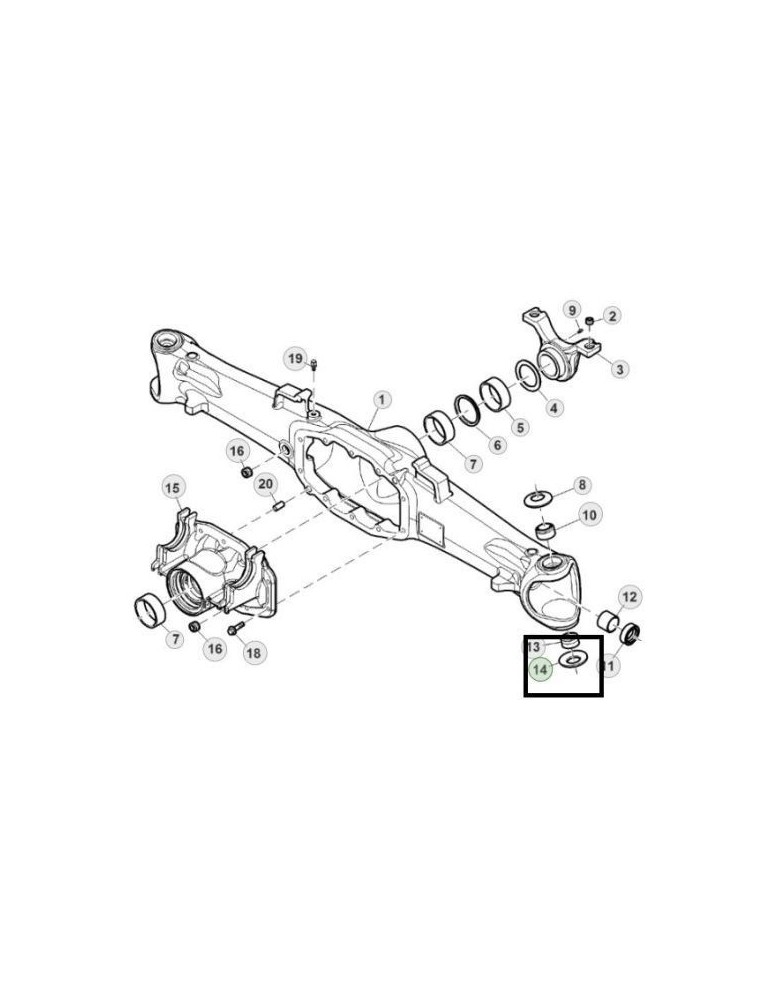 John Deere Saiba R121594