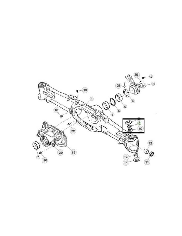 John Deere Distantier Pivot R122218