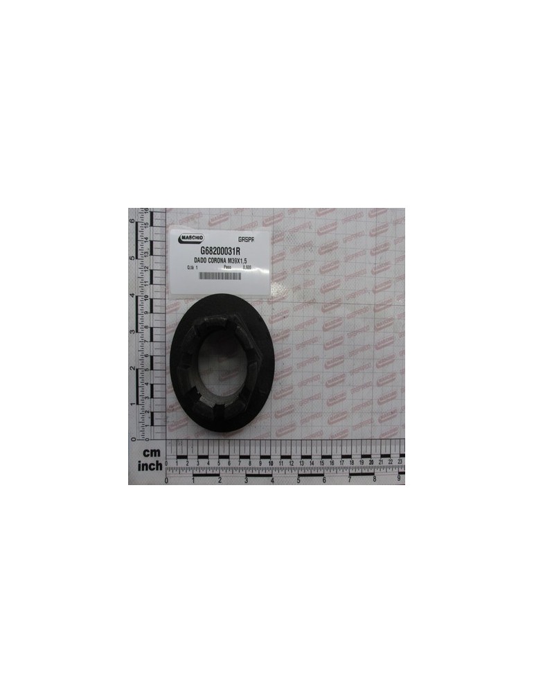 CASTELLATED NUT M39X1,5