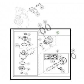 John Deere Ansamblu Cap Bara RE587968