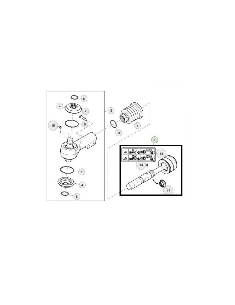 John Deere Cap Bara RE587967