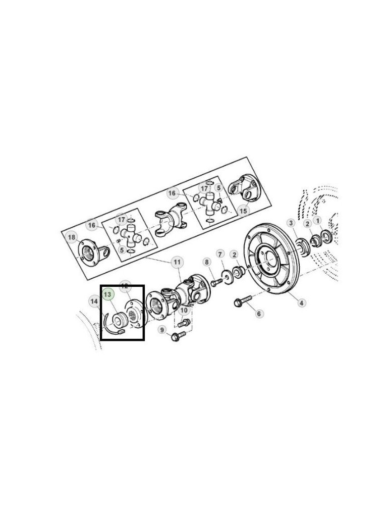 John Deere Suport L116013