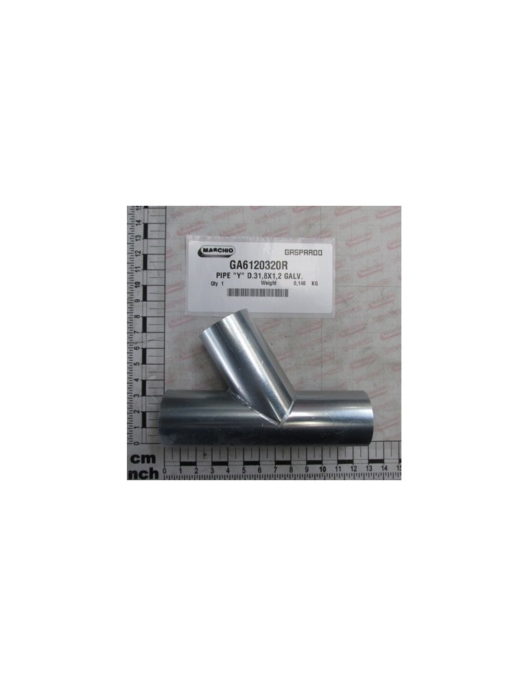 PIPE \"Y\" D.31,8X1,2 GALV.