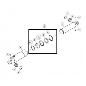 John Deere Set Garnituri Cilindru AH214615