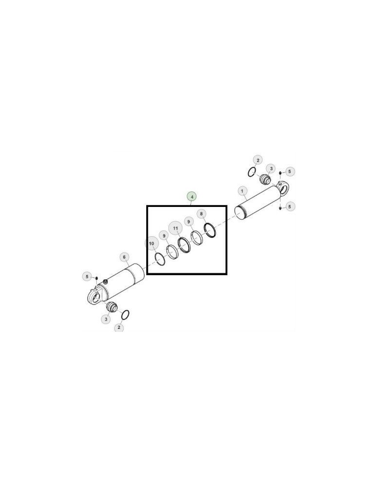 John Deere Set Garnituri Cilindru AH214615