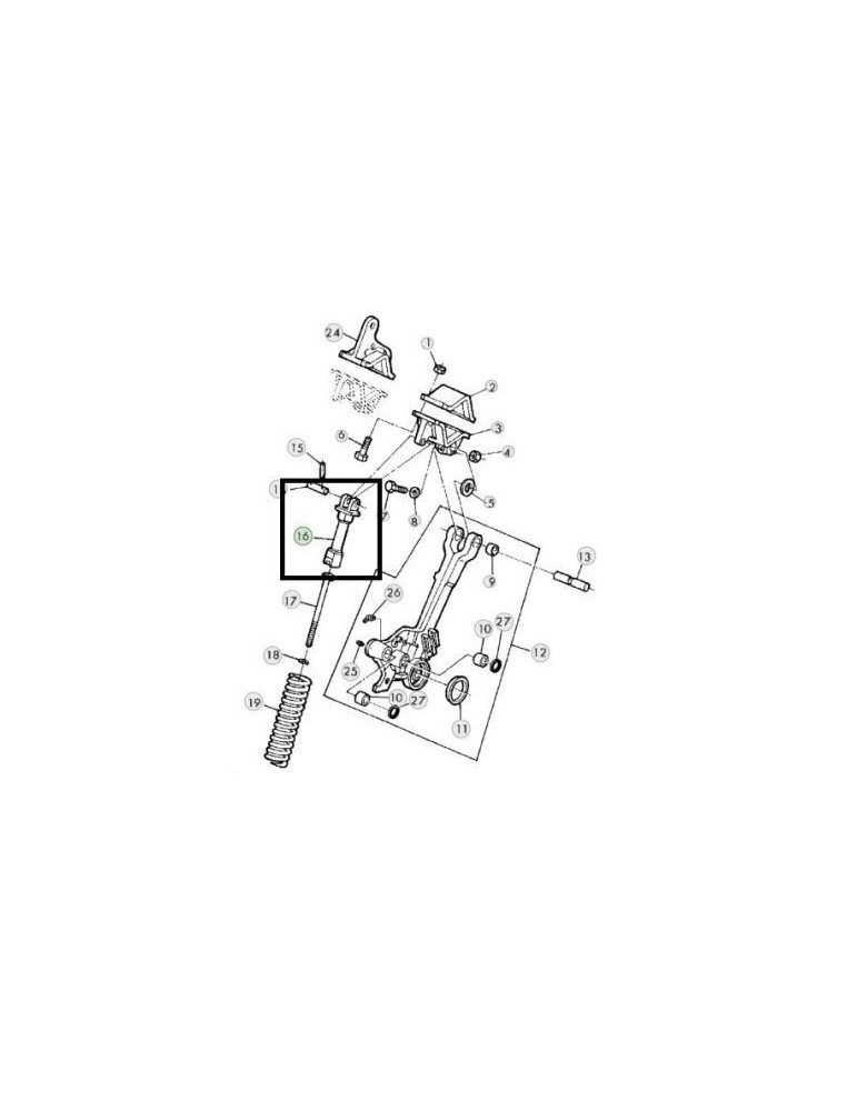 John Deere Suport N282086