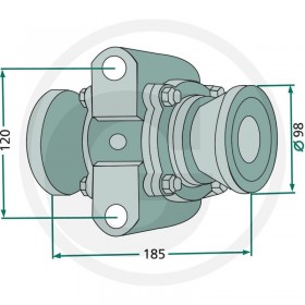 Lagar Complet pentru Ax Patrat 30x30 18031-0069