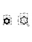 Cardan cu Ambreiaj 120 NM L1010