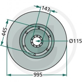 Disc de Alunecare 647ET-049F