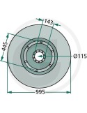 Disc de Alunecare 647ET-049F