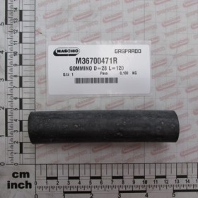 RUBBER D-28 L-120