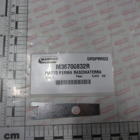 SCRAPER STOP PLATE