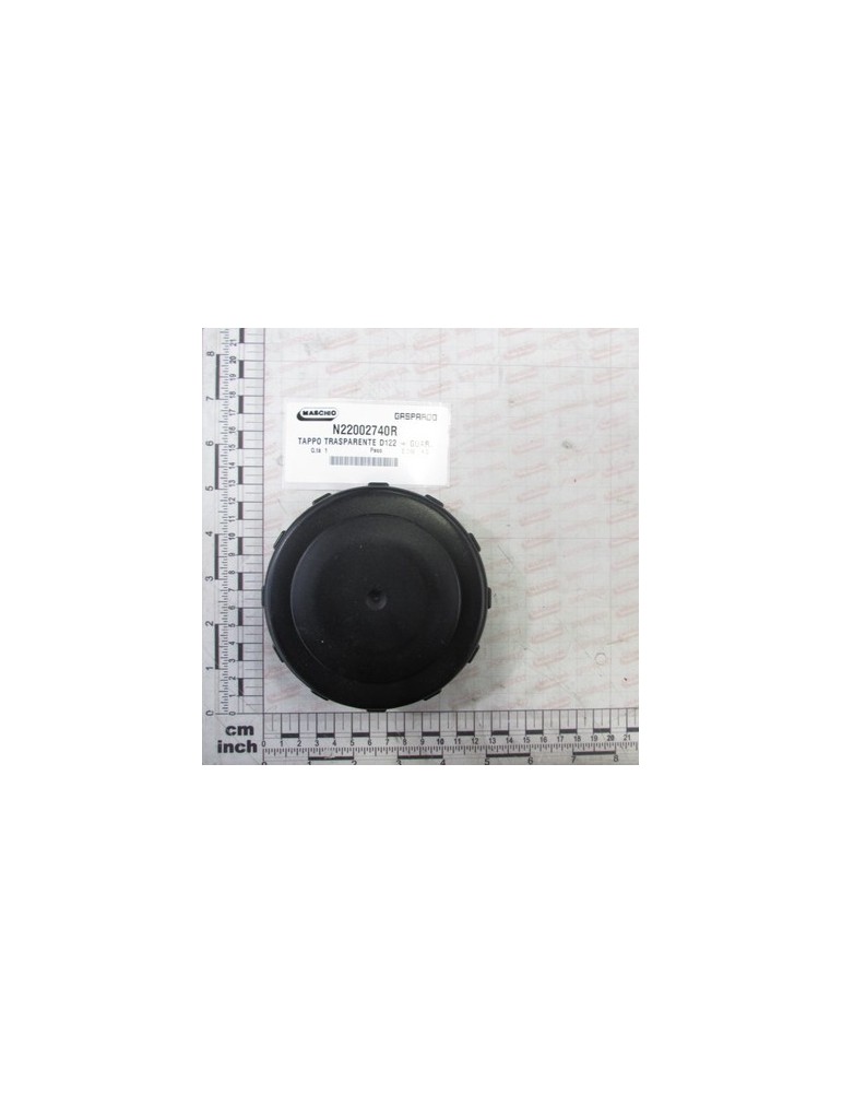 TRANSPAR. CAP D122 WITH GASKET