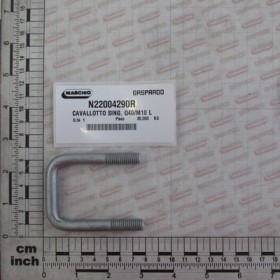 U-BOLT SING. Q40/M10 L