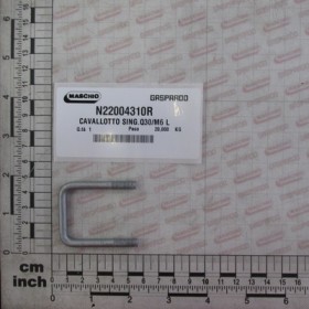 U-BOLT SING.Q30/M6 L