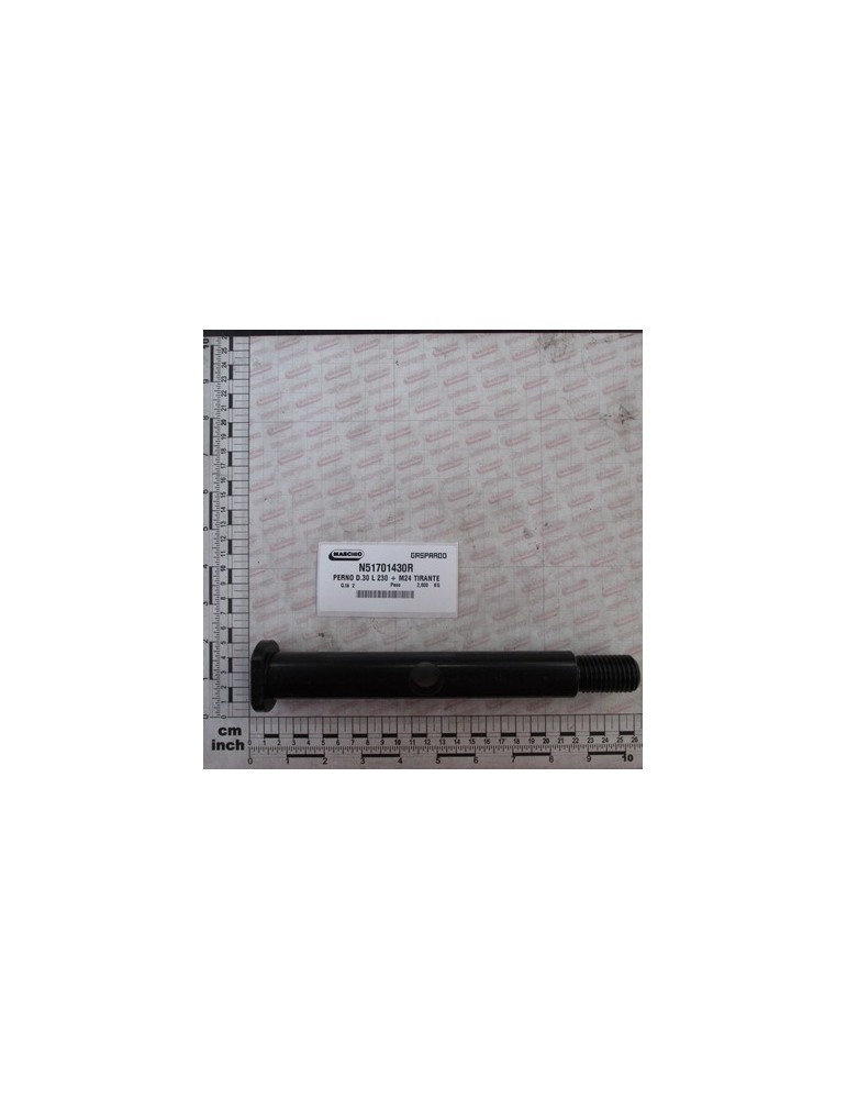 PIN D.30 L 230 + M24 ROD