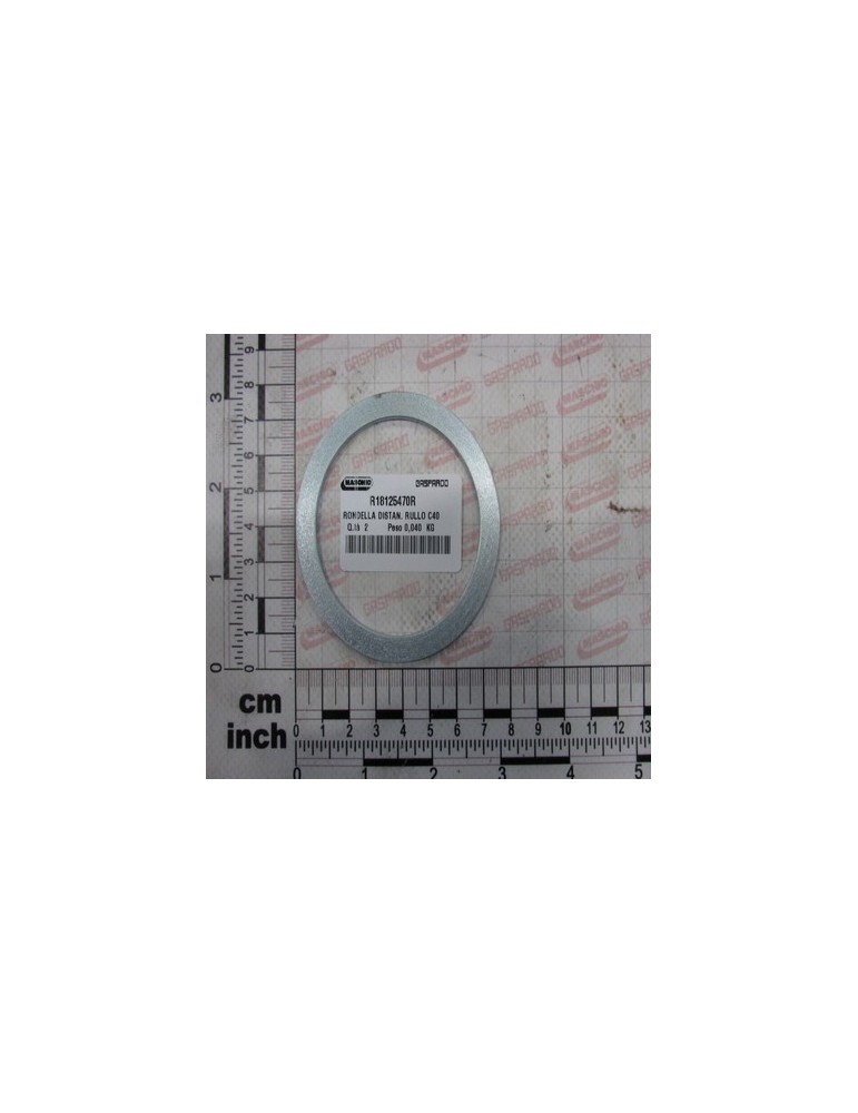 WASHER SPACER ROLLER C40 ZN