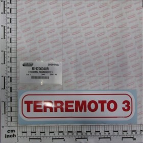 LABEL TERREMOTO 3