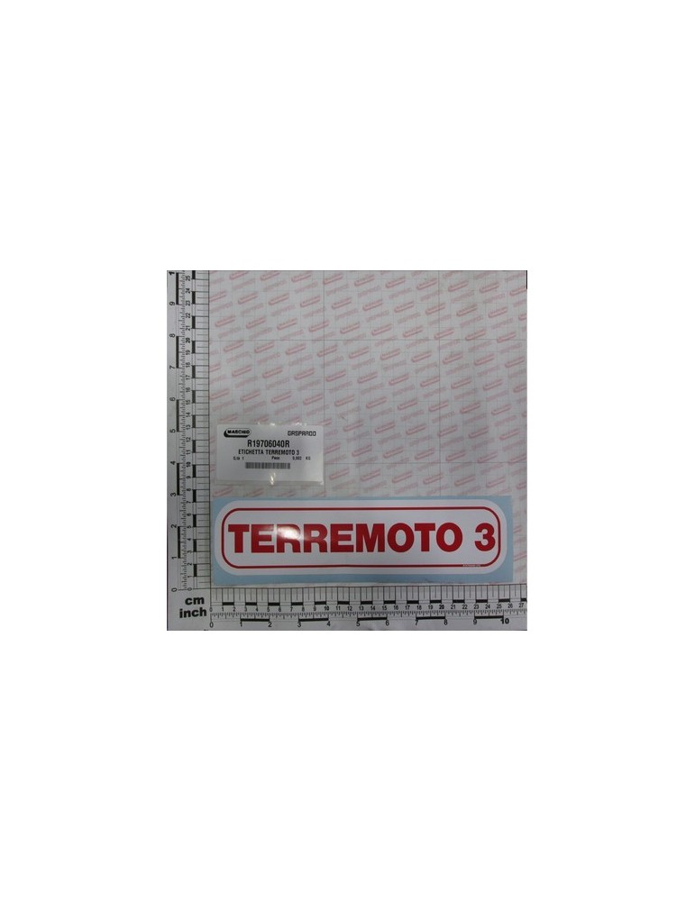 LABEL TERREMOTO 3