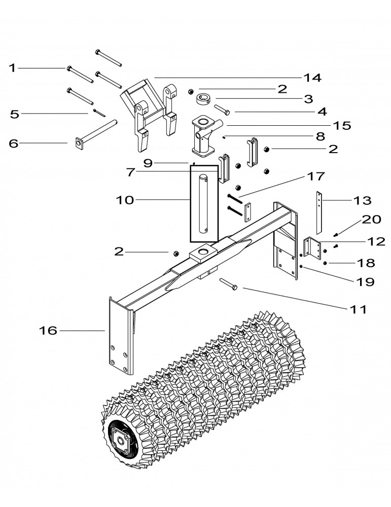Guttler Bolt Principal Cadru Oscilant M97000286