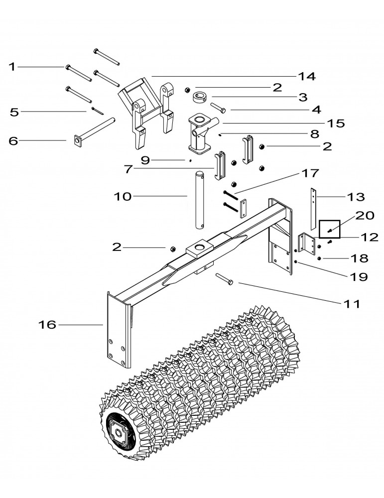 Guttler Surub M8x20 J75804000