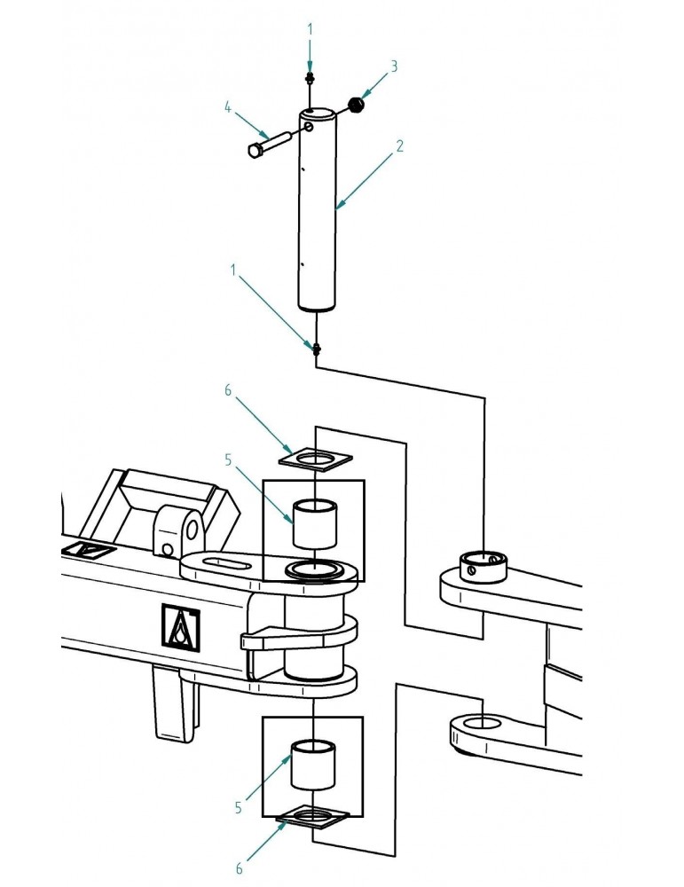 Guttler Bucsa Bronz d65x4x60mm M97004942