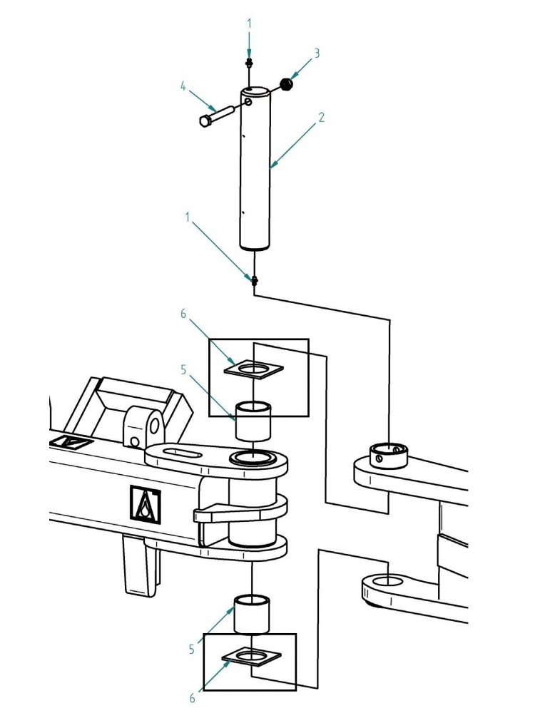 Guttler Placa Distantier 80x4x80mm d56 97006222