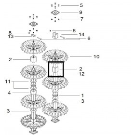 Guttler Distantier Plastic 105mm G90400950