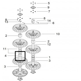 Guttler Distantier Plastic 68mm G90400952
