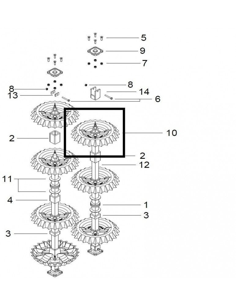 Guttler Element Stelat SX DX 45cm I90401000