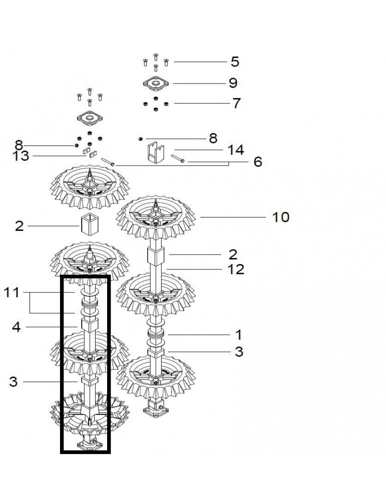 Guttler Ax 45x45x1113mm-d30 M97000371
