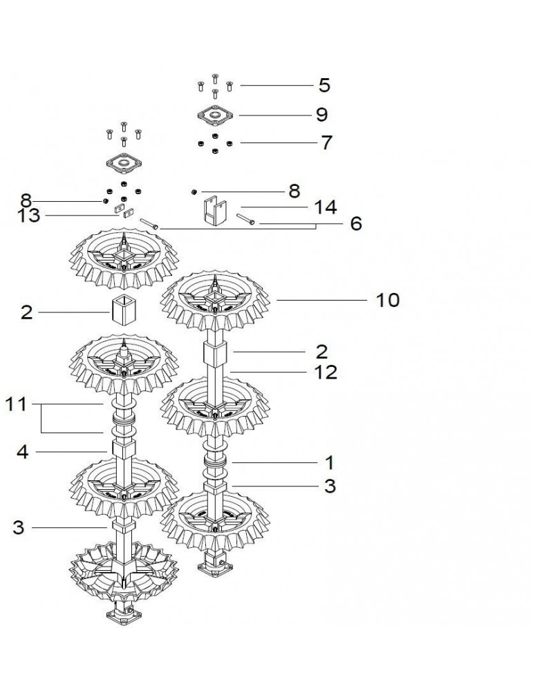 Guttler Saiba Ax 3mm 45x45mm M90300011
