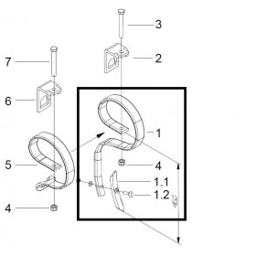 Guttler Sapa elastica 45x12x460mm Completa L72000308