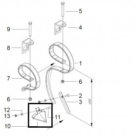 Guttler Sapa Tip Picior de Gasca 175x4 mm L97004462