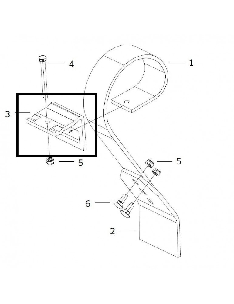 Guttler Bratara de Prindere FlatSpring pentru Arcul de Nivelare 80x10 L97003059