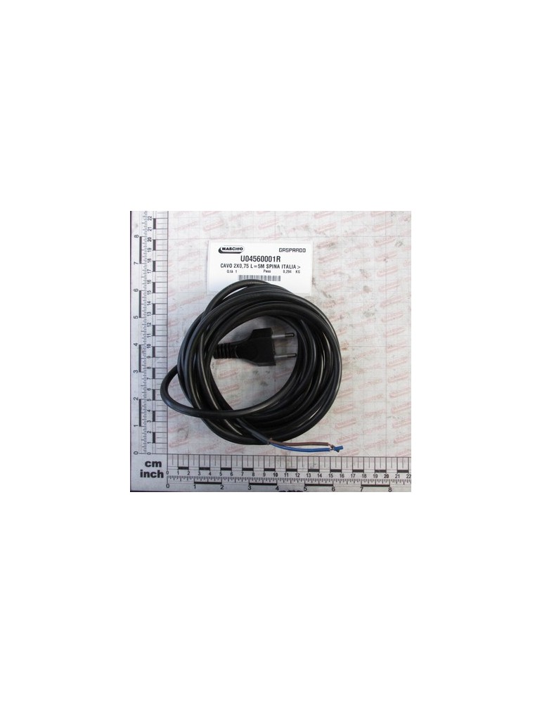 CABLE 2X0,75 L-5M SPINA ITALIA