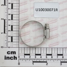 INOX CLAMP  W4 25X40  WIDE  12