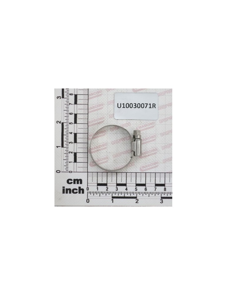 INOX CLAMP  W4 25X40  WIDE  12