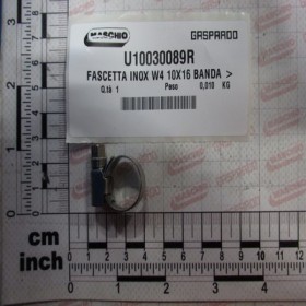 CLAMP INOX W4 10X16 GANGED 9