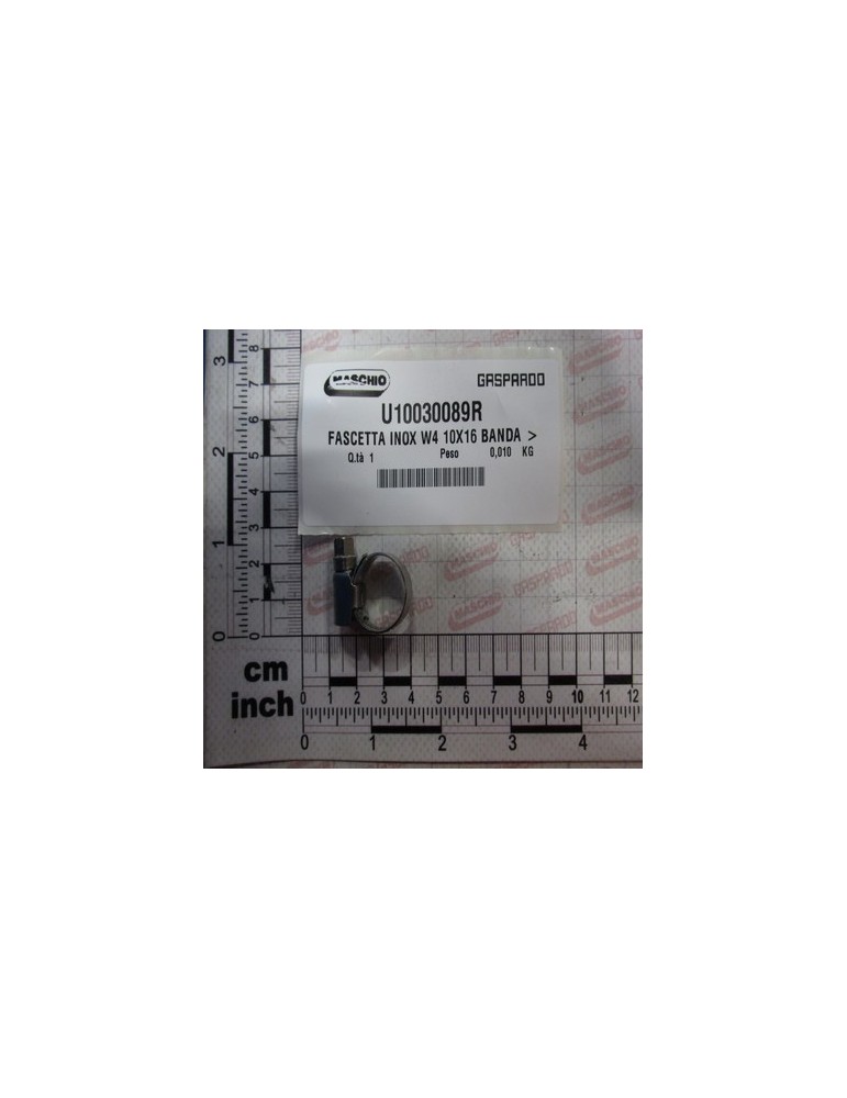 CLAMP INOX W4 10X16 GANGED 9