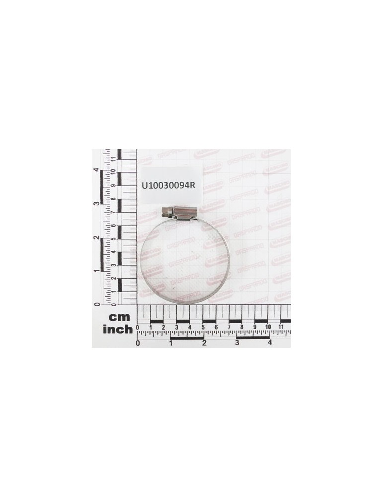 INOX CLAMP W4 40X60 WIDE 12 GS