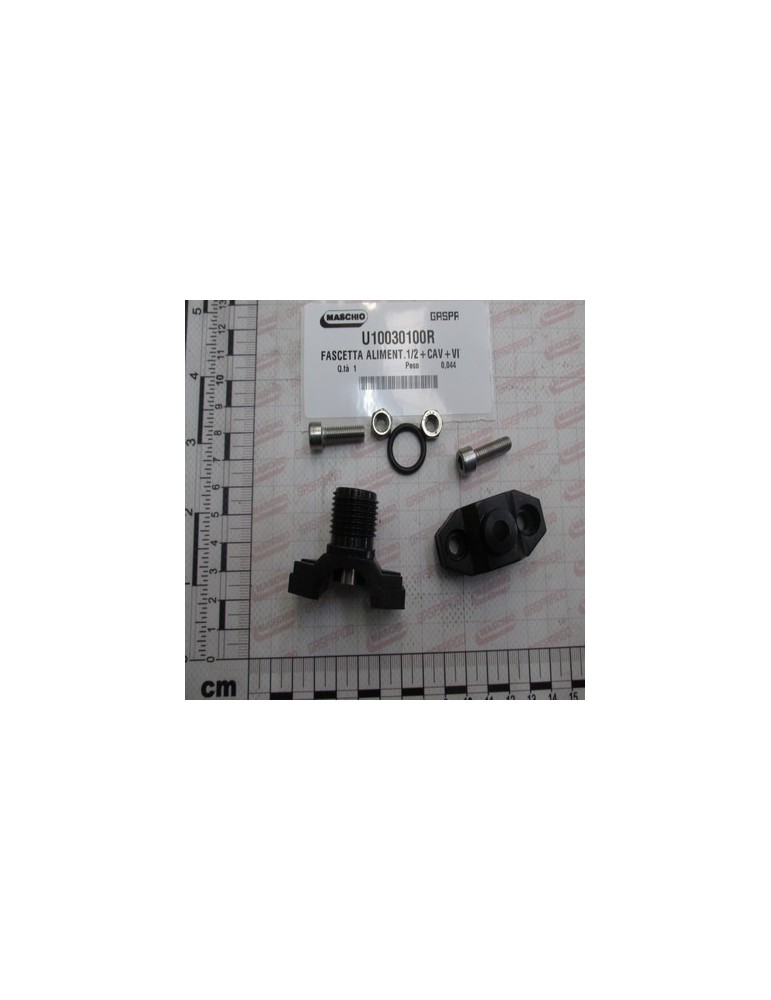 CLAMP 1/2\"+ JUMPER + INOX SCRE