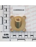 FLANGE BRASS SUPPORT GAUGE