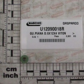 GASKET PIANA D.6X12X4 VITON
